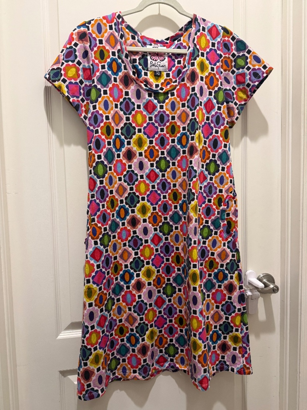 EUC Lesley Evers Phoebe Dress in Gems, XL